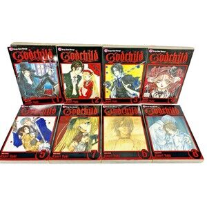 Godchild Complete Set Volumes 1-8 Shojo Beat Manga First Printing Books